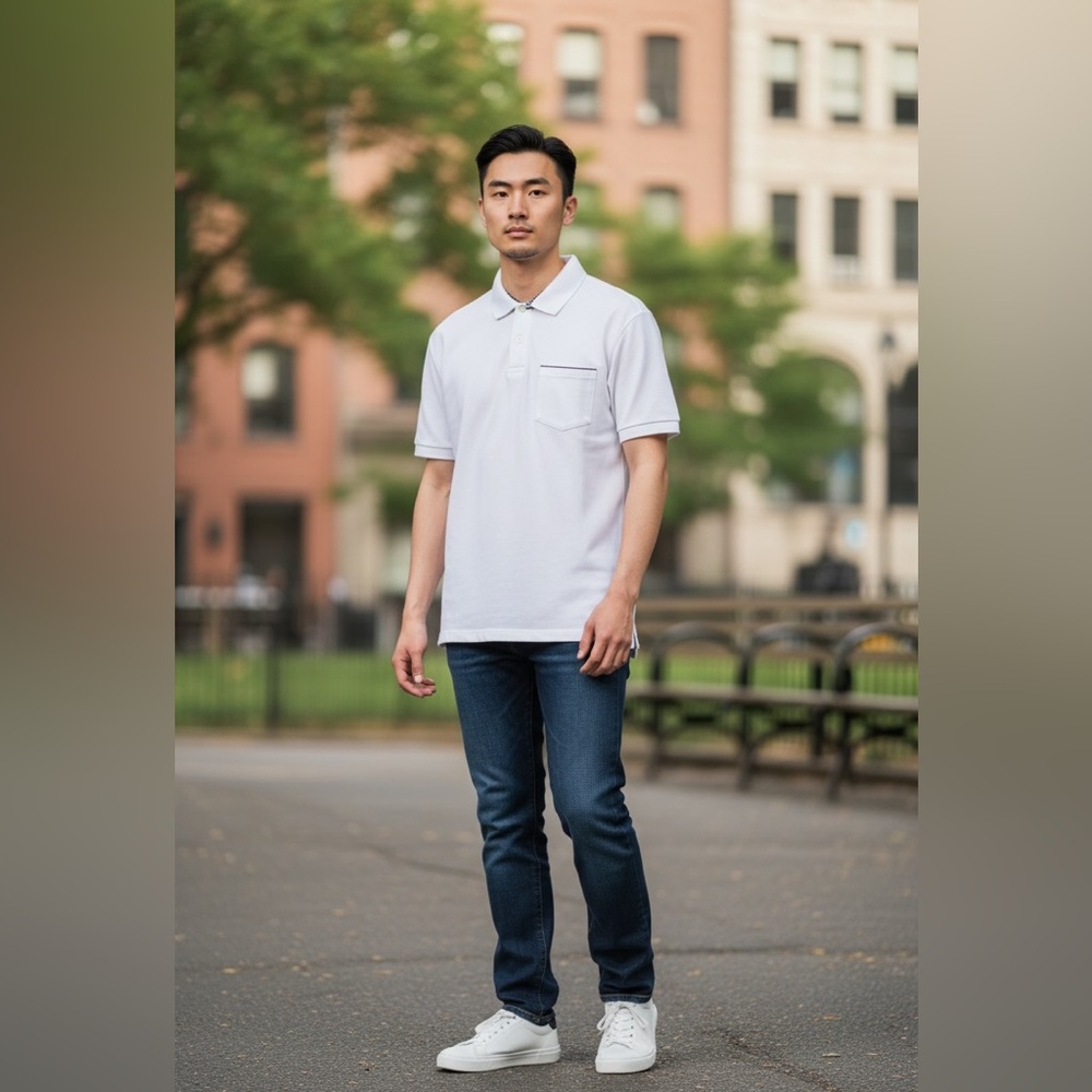(TAHARI) polo shirt